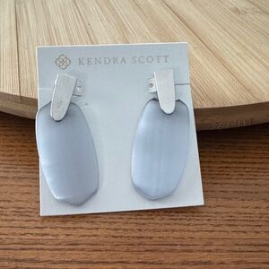 Kendra Scott Silver Drop Earrings